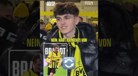 &quot;Bessere Wahl?&quot; BVB-Fans über Brandt-Marmoush Tausch #fußball #bvb #borussiadortmund #shorts