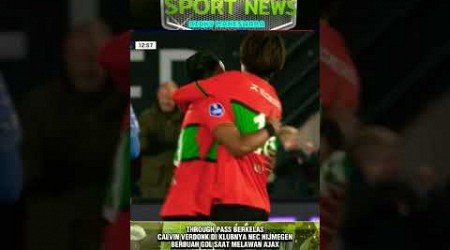 THROUGH PASS BERKELAS CALVIN VERDONK | #calvinverdonk #verdonk #necnijmegen #eredivisie #timnas