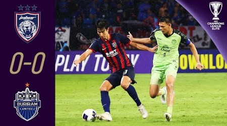 Defence Rule! | Johor Darul Ta&#39;zim - Buriram United | Highlights | AFC Champions League Elite™