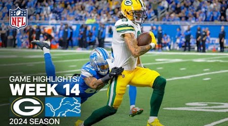 Green Bay Packers vs. Detroit Lions Game Highlights | NFL 2024 Season Week 14