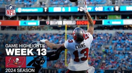 Tampa Bay Buccaneers vs. Carolina Panthers Game Highlights | NFL 2024 Season Week 13