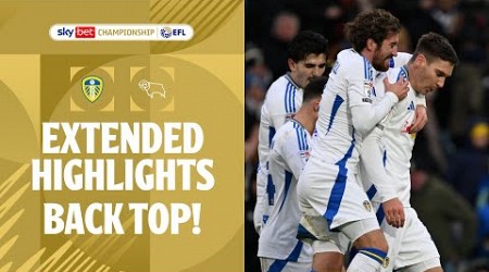 BACK TOP! | Leeds United v Derby County extended highlights