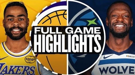 LAKERS at TIMBERWOLVES | FULL GAME HIGHLIGHTS | December 2, 2024