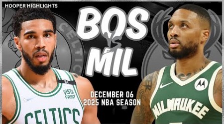 Milwaukee Bucks vs Boston Celtics Full Game Highlights | Dec 6 | 2025 NBA Season