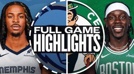 GRIZZLIES at CELTICS | FULL GAME HIGHLIGHTS | December 7, 2024