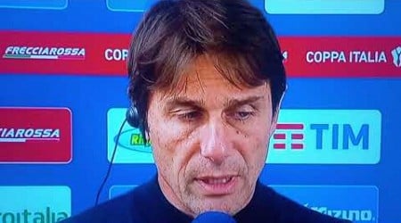 Antonio Conte intervista post Lazio-Napoli (3-1) &quot;dobbiamo pensare a noi stessi&quot;