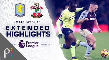 Aston Villa v. Southampton | PREMIER LEAGUE HIGHLIGHTS | 12/7/2024 | NBC Sports