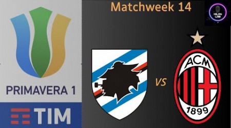 Sampdoria U.C. vs A.C. Milan | Primavera 1 | LIVE