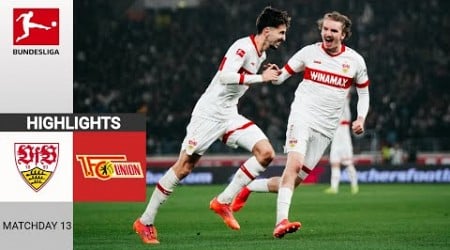 VfB Stuttgart - Union Berlin | 3:2 | Zusammenfassung | Bundesliga 2024-25 | stuttgart union berlin