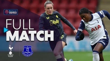 Full Match: Tottenham Hotspur v Everton | Barclays WSL 2024-25