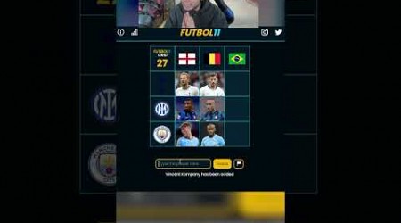 FUTBOL 11 GRID ADRIANO INTER DE MILAN #fifa #adivinaeljugador #fc24shorts#quizfutbol #ligamx #grid