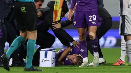 Sad video of Eduardo Bove falling and being taken to the ambulance, Fiorentina-Inter Milan abandoned