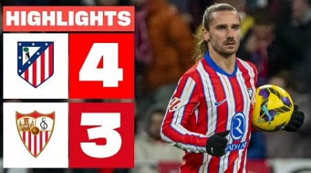 ATLÉTICO DE MADRID 4 - 3 SEVILLA FC I RESUMEN LALIGA EA SPORTS