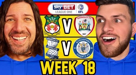 LEAGUE 1 WEEK 18 PREDICTIONS