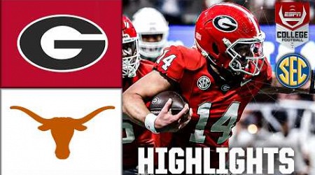 SEC Championship: Georgia Bulldogs vs. Texas Longhorns | Full Game Highlights | ESPN CFB