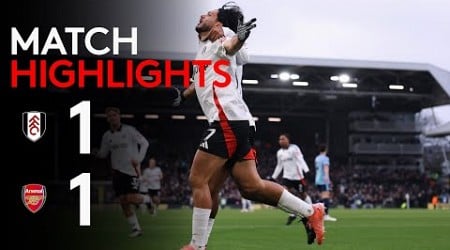 HIGHLIGHTS | Fulham 1-1 Arsenal | Raúl Beauty Earns Fulham Point Vs Arsenal 