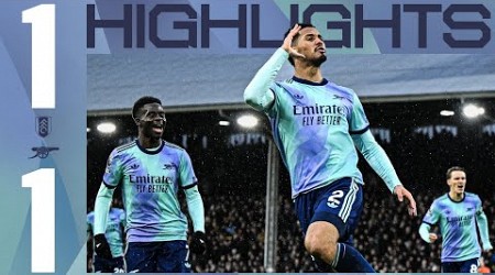 HIGHLIGHTS | Fulham vs Arsenal (1-1) | Saliba | Premier League