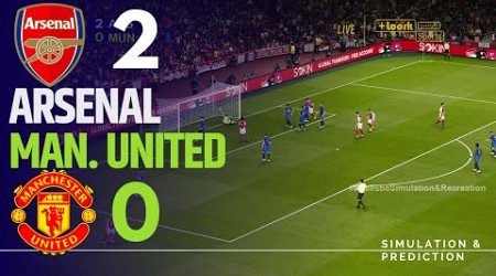 ARSENAL 2-0 MANCHESTER UNITED • Highlights • Premier League 24/25 | Simulation/Recreation