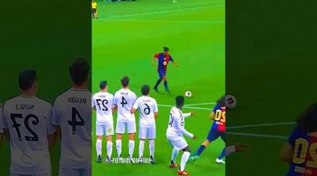 Golazo de Tiro Libre de Ronaldinho al Real Madrid #futbol #ronaldinho #shorts