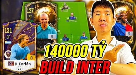 THÀNH HOÀ Xây Team Inter Milan Bá Đạo nhất 140000 tỷ BP có Forlan, Ronaldo, Eto&#39;o | FC Online