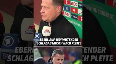 Max Eberl ist nach dem Pokal-Aus der Bayern angefressen 