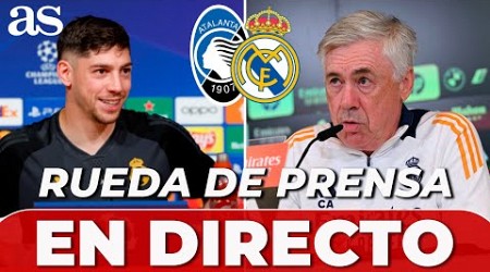 ANCELOTTI y VALVERDE, EN DIRECTO | RUEDA DE PRENSA ATALANTA vs. REAL MADRID | CHAMPIONS LEAGUE