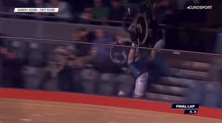 UCI Track Champions League - Cycling Crash, London, 7th Dec 2024