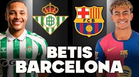 BETIS vs FC BARCELONA | ¿DESCANSO para RAPHINHA? (PREVIA y POSIBLES ALINEACIONES)