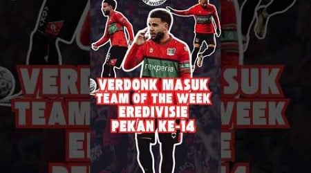 Verdonk Masuk Team Of The Week Eredivisie Pekan Ke 14, Info Indonesian Abroad #calvinverdonk #timnas