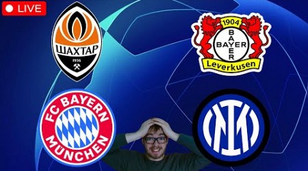 Schachtar Donezk - FC Bayern München | Bayer Leverkusen - Inter Mailand | Champions League LIVE