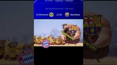 Champions League 24/25 Liga Phase Spieltag Borussia Dortmund gegen FC Barcelona funny ucl Meme