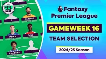 FPL GW16: TEAM SELECTION | Haaland to Isak? | Gameweek 16 | Fantasy Premier League 2024/25 Tips