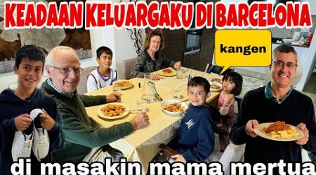 KEREMPONGAN TANPA ISTRIKU TERCINTA !KEADAAN DI BARCELONA,MASAK SAMA MAMA DAN BELANJA SEPATU BARU