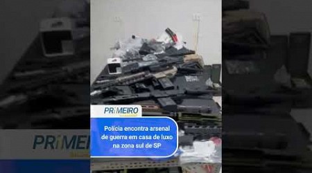 Polícia encontra arsenal de guerra em casa de luxo na zona sul de SP