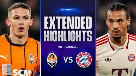 Shakhtar Donetsk vs. Bayern: Extended Highlights | UCL League Phase MD 6 | CBS Sports Golazo