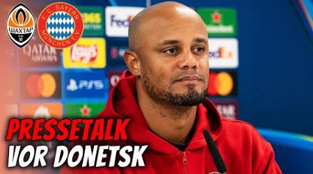 Laimer &amp; Kompany im Pressetalk vor Shakhtar Donetsk - FCBayern | Champions League