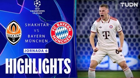 HIGHLIGHTS - Shakhtar vs Bayern München | UEFA Champions League 24/25 | TUDN