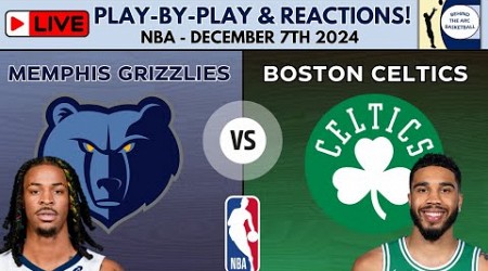 NBA: Memphis Grizzlies vs Boston Celtics (Live Play-By-Play &amp; Reactions)