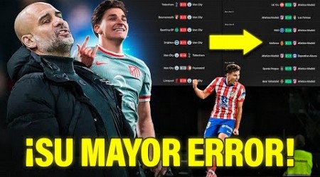 ¡Así es como JULIÁN ÁLVAREZ se convirtió en el PEOR error de la carrera de PEP GUARDIOLA!❌