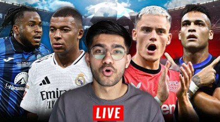 Atalanta vs Real Madrid | Leverkusen vs Inter Milan LIVE UCL WATCHALONG