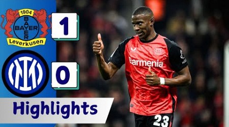 Bayer Leverkusen vs Inter Milan 1-0 | All Goals and Highlights | UEFA Champions League 24/25