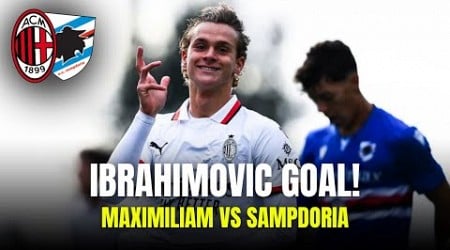 Maximiliam Ibrahimović GOAL vs Sampdoria | NEW ZLATAN | 18 Years Old 