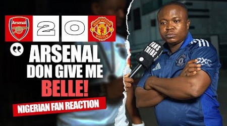 ARSENAL 2-0 MANCHESTER UNITED ( Henry - NIGERIAN FAN REACTION) - Premier League 2024 -2025