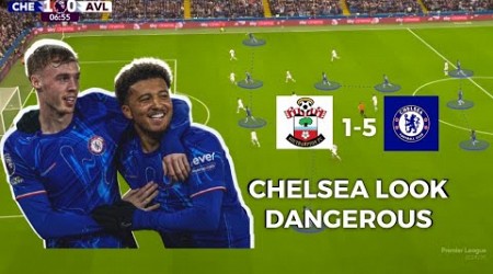 How Chelsea Destroyed Southampton 5-1? |Maresca 2-2-3-3 System Change that Dominated Southampton|