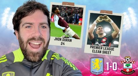 ASTON VILLA 1-0 SOUTHAMPTON | MATCH REACTION