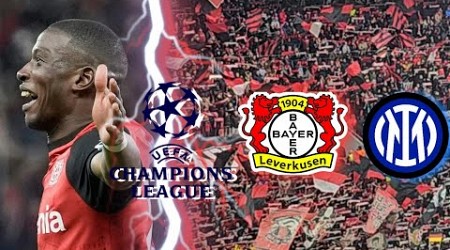 BAYER LEVERKUSEN VS INTER MILAN HIGHLIGHTS | LATE GOAL FOR BAYER | CHAMPIONS LEAGUE STADIONVLOG ⚽️