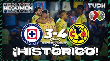 HIGHLIGHTS | Cruz Azul 3-4 América | Liga Mx -AP2024 - Semifinal - Vuelta | TUDN