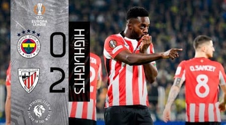 RESUMEN | Fenerbahçe SK 0-2 Athletic Club | Europa League 2024-25 MD6