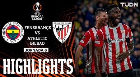 HIGHLIGHTS - Fenerbahçe vs Athletic Bilbao | UEFA Europa League 2024/25 | TUDN