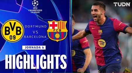 HIGHLIGHTS - Dortmund vs Barcelona | UEFA Champions League 24/25 | TUDN